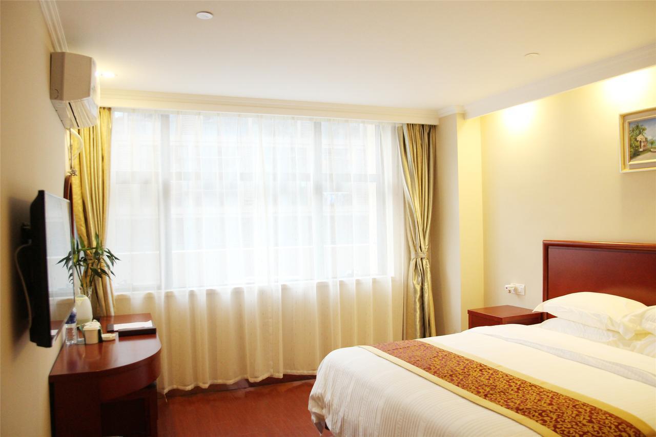 Greentree Inn Anhui Xuancheng Jixi Guangming Palace Business Hotel Buitenkant foto